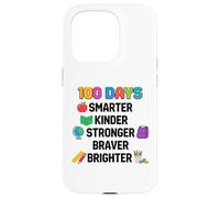 Carcasa para iPhone 15 Pro 100 Days Smarter Kinder Stronger Brighter Smarter