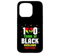 Carcasa para iPhone 15 Pro 100 Years of Black Excellence 1926-2026 Celebration African