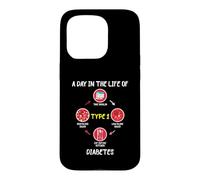 Carcasa para iPhone 15 Pro A Day In The Life of Type 1 Diabetes Awareness Diabetic Gift