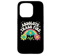 Carcasa para iPhone 15 Pro Absoluto Trash Fire Sarcástico Humor Dicho