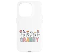 Carcasa para iPhone 15 Pro Abuelita Wildflower Botanical Garden Lover