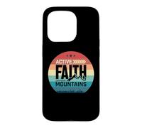 Carcasa para iPhone 15 Pro Active Faith Can Move Mountains Christian Men Women Kids