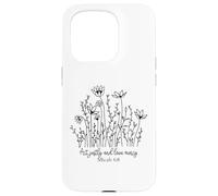 Carcasa para iPhone 15 Pro Actúa con Justicia y ama a los Hombres y Mujeres Cristianos aman a Dios y a Jesús