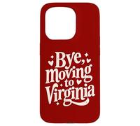 Carcasa para iPhone 15 Pro Adiós, Mudarse a Virginia