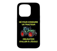 Carcasa para iPhone 15 Pro Agriculteur Fermier Agriculture Paysan Tracteur École Enfant