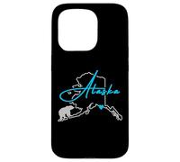 Carcasa para iPhone 15 Pro Alaska América con Oso Polar