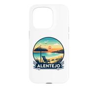 Carcasa para iPhone 15 Pro Alentejo Beach Vacation Sunset Diseño Gráfico