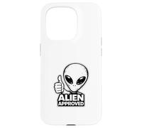 Carcasa para iPhone 15 Pro Alien Aprobado Thumbs Up Gráfico Divertido OVNI alienígena