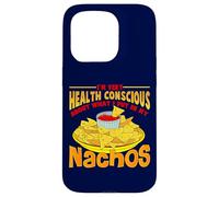 Carcasa para iPhone 15 Pro Amante Divertido de Nacho para la Salud Consciente de Nacho