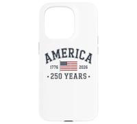 Carcasa para iPhone 15 Pro America 250 Years 2026 1776 USA United States Flag July 4th