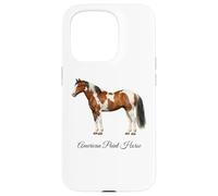 Carcasa para iPhone 15 Pro American Paint Horse Hermosa Ecuestre