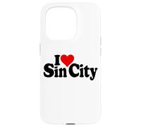 Carcasa para iPhone 15 Pro Amo CORAZÓN SIN Ciudad Las Vegas BEBÉ