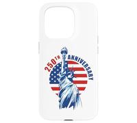 Carcasa para iPhone 15 Pro An Amazing 250 Years 1776-2026 Birthday American (White)