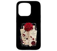 Carcasa para iPhone 15 Pro An Enduring Trace Dark Academia Gothic Bleeding Rose Vintage