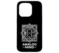Carcasa para iPhone 15 Pro Analog Mind Digital Detox Unplugged Gráfico sin conexión