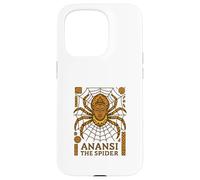 Carcasa para iPhone 15 Pro Anansi la araña Historias Folclore de tramposos de África Occidental