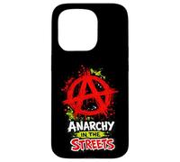 Carcasa para iPhone 15 Pro Anarquía en Las Calles - Anarquista Punk Rock audaz