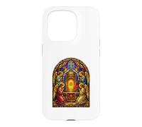 Carcasa para iPhone 15 Pro Ángeles En Sagrado Tabernáculo Catedral Gótica Icono Arte Oración