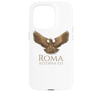 Carcasa para iPhone 15 Pro Antigua Roma - Águila Steampunk Legionaria - Roma Aeterna EST