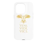 Carcasa para iPhone 15 Pro Antigua Roma - Julio César Cita Latina - Veni Vidi Vici