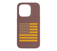 Carcasa para iPhone 15 Pro Apicultura Bandera Americana Panal Miel Abejas Apicultor