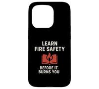 Carcasa para iPhone 15 Pro Aprender Seguridad contra Incendios | Concientización de Seguridad Motivacional de