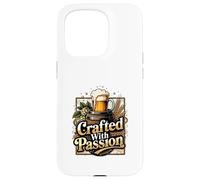 Carcasa para iPhone 15 Pro Arte Creativo del Concepto de elaboración de Cerveza impulsada por la pasión