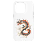 Carcasa para iPhone 15 Pro Arte de Criatura mítica del dragón majestuoso de fantasía