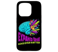 Carcasa para iPhone 15 Pro Arte de Hongos cristalinos Coloridos del Cerebro anatómico Surrealista