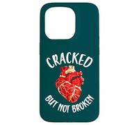 Carcasa para iPhone 15 Pro Arte Kintsugi de cerámica Japonesa Agrietada Pero no Rota