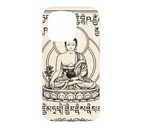 Carcasa para iPhone 15 Pro Arte Vintage de Buda Serene para Meditación y Mindfulness