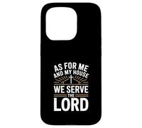 Carcasa para iPhone 15 Pro As My House We Servimos Al Señor Christian Dad