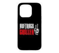 Carcasa para iPhone 15 Pro Asador Funny BBQ Skull Rock Hand Grill Master