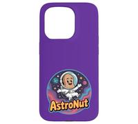 Carcasa para iPhone 15 Pro Astronut Lindo Cacahuete En Espacio Galaxia Astronauta Juego de Palabras