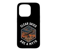 Carcasa para iPhone 15 Pro Astrophotography Clear Skies Are A Myth Astronomy Telescope