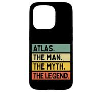 Carcasa para iPhone 15 Pro Atlas The Man The Myth The Legend - Divertida Cita Personalizada