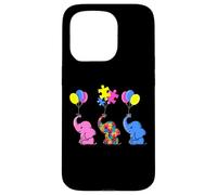 Carcasa para iPhone 15 Pro Autism Shirt Elephant Gift Autism Awareness Shirt Sensory