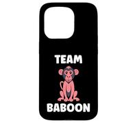 Carcasa para iPhone 15 Pro Baboons Animals Funny Little Baby Monkey Team Baboon