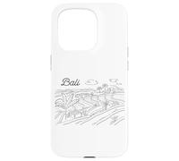 Carcasa para iPhone 15 Pro Bali Campos de Arroz Terrazas Tegalalang Ceking Paisaje Ubud