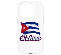 Carcasa para iPhone 15 Pro Bandera Cubana Cubana Cubana Mujer Niña Patriótica Cubana