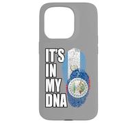 Carcasa para iPhone 15 Pro Bandera de ADN de Belice y Guatemala, Regalo de Patrimonio