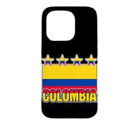 Carcasa para iPhone 15 Pro Bandera de Colombia Orgullosa Herencia Hispana Colombiana