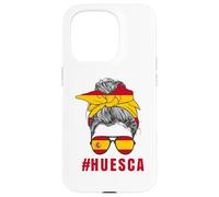 Carcasa para iPhone 15 Pro Bandera Española Señora España Huesca