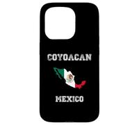 Carcasa para iPhone 15 Pro Bandera Retro de México de Coyoacán