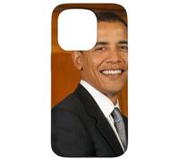 Carcasa para iPhone 15 Pro Barack Obama Foto 44º Presidente POTUS Patriótica Demócrata