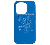 Carcasa para iPhone 15 Pro Batman Action Figure Anatomy
