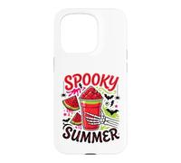 Carcasa para iPhone 15 Pro Bebida de Mano Spooky Summer Watermelon Skeleton