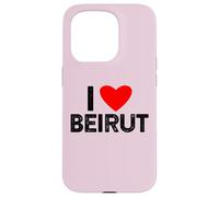Carcasa para iPhone 15 Pro Beirut Lebano T-Shirt - I Love You Beirut Lebanon Shirt