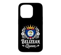 Carcasa para iPhone 15 Pro Belizean Queen Belize Flag Proud Belizean Woman