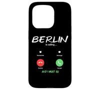 Carcasa para iPhone 15 Pro Berlín está Llamando y Debo IR a Alemania de Viaje